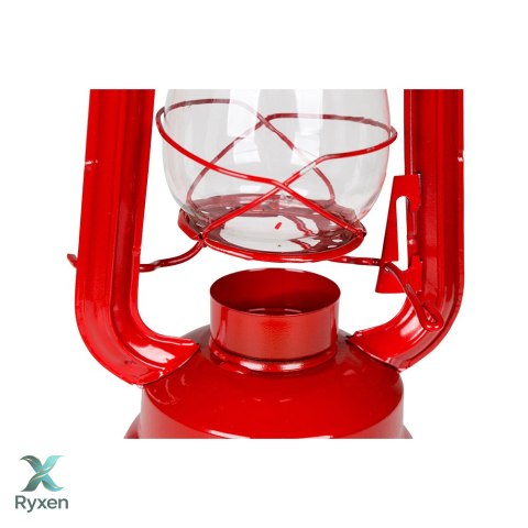 Lampa turystyczna 19cm CZERWONA sztormowa Bo Camp
