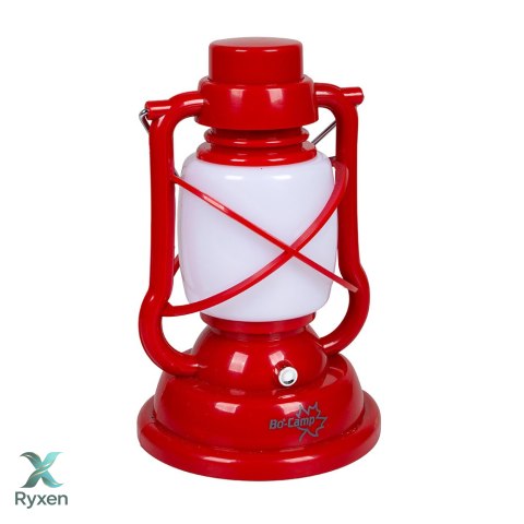 Lampa turystyczna LATARNIA VINTAGE 20cm na baterie CZERWONA Bo Camp