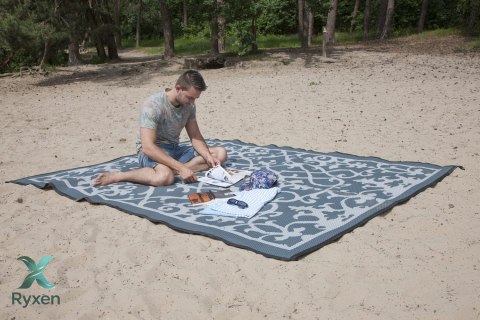 Mata piknikowa dwustronna CHILL MAT XXL 2x2|7m SZAMPAŃSKA Bo Camp