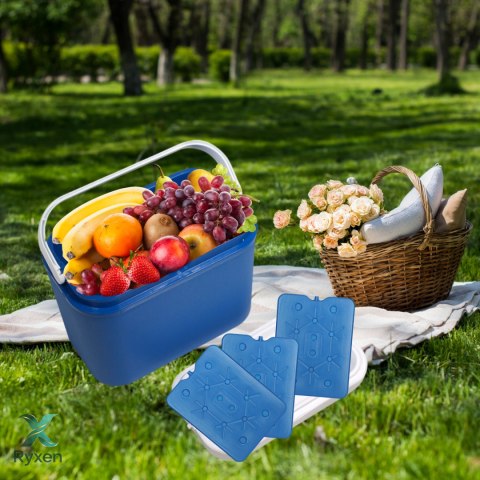 Wkład mrożący 800 ml Kamai Coolbox do lodówek turystycznych, ultra cienki, kolor niebieski Connabride