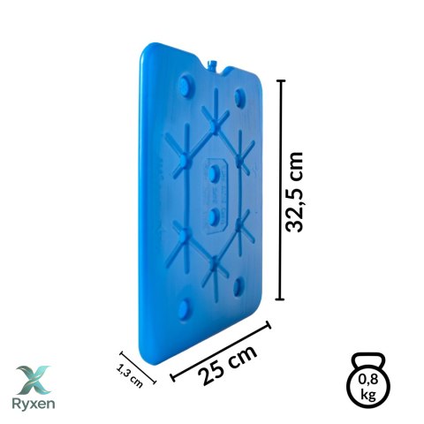 Wkład mrożący 800 ml Kamai Coolbox do lodówek turystycznych, ultra cienki, kolor niebieski Connabride