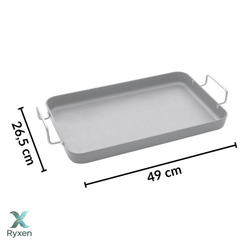 Brytfanna prostokątna z uchwytami CADAC Meridian z powłoką GreenGrill® CADAC