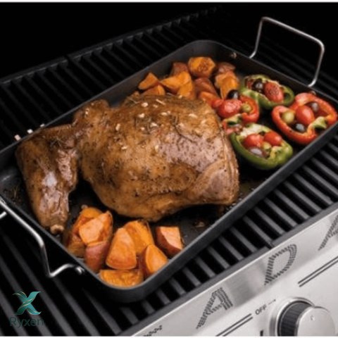 Brytfanna prostokątna z uchwytami CADAC Meridian z powłoką GreenGrill® CADAC