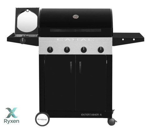 Grill gazowy 4 palnikowy SUPREME CZARNY CADAC