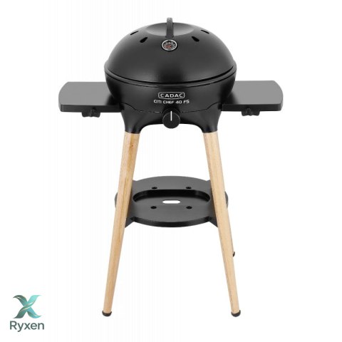 Grill gazowy CADAC BBQ City Chef 40 bambusowe nogi CZARNY CADAC