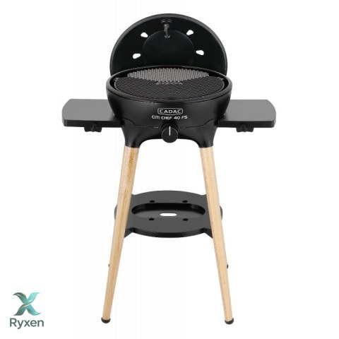 Grill gazowy CADAC BBQ City Chef 40 bambusowe nogi CZARNY CADAC