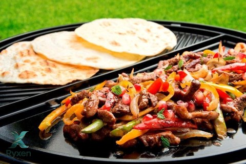 Grill gazowy CADAC BBQ/Plancha Carri Chef 47cm z pokrywą CADAC