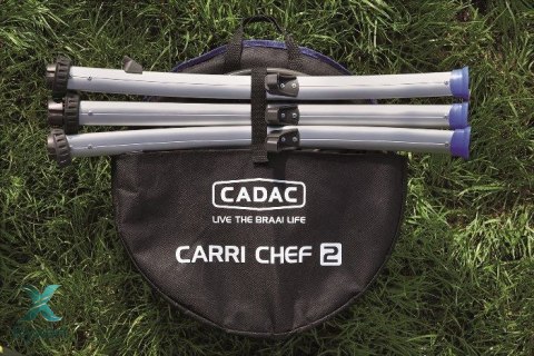 Grill gazowy CADAC BBQ/Plancha Carri Chef 47cm z pokrywą CADAC