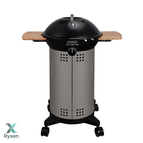 Grill gazowy na kółkach CADAC City Chef 49cm z bocznymi półkami CADAC