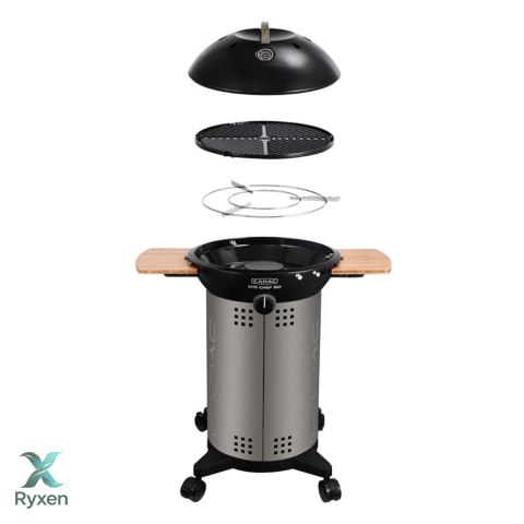 Grill gazowy na kółkach CADAC City Chef 49cm z bocznymi półkami CADAC