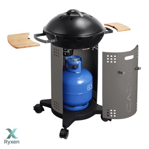 Grill gazowy na kółkach CADAC City Chef 49cm z bocznymi półkami CADAC