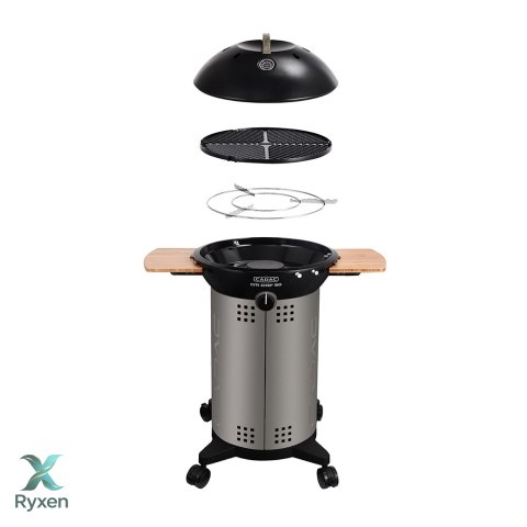 Grill gazowy na kółkach CADAC City Chef 49cm z bocznymi półkami CADAC