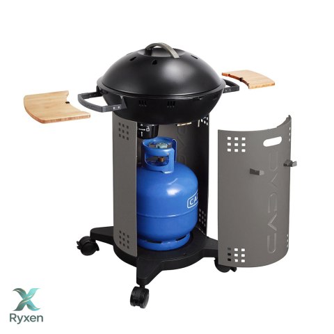 Grill gazowy na kółkach CADAC City Chef 49cm z bocznymi półkami CADAC