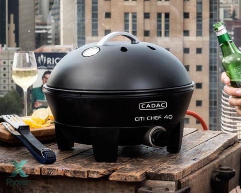 Grill gazowy stołowy CADAC City Chef 38,5cm CZARNY CADAC
