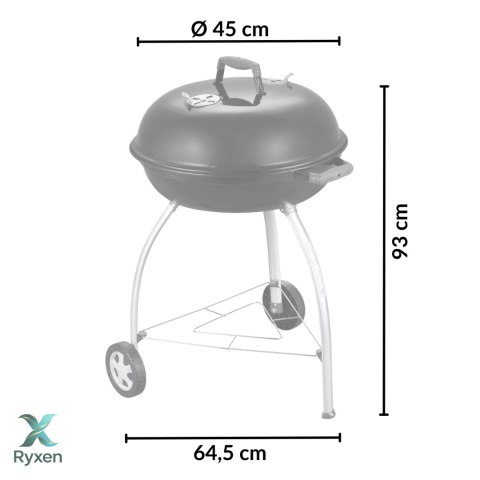 Grill węglowy CHARCOAL MATE z pokrywą CADAC