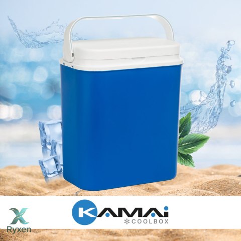 Lodówka turystyczna KAMAI ATLANTIC 18L na wkłady NIEBIESKA Kamai Coolbox