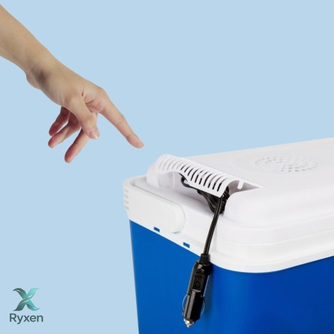 Lodówka CEGECO 10L Niebieska Biała Pokrywa Kamai Kamai COOLBOX
