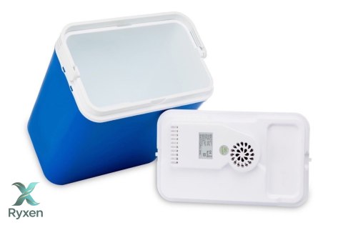 Lodówka CEGECO 10L Niebieska Biała Pokrywa Kamai Kamai COOLBOX