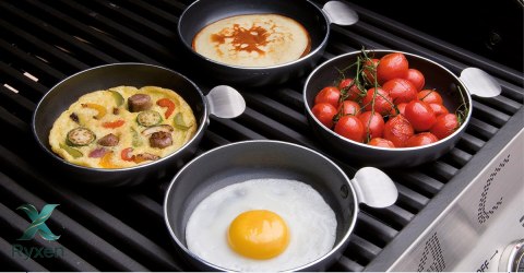 Patelnie mini 4 szt CADAC TAPAS z powłoką GreenGrill® CADAC