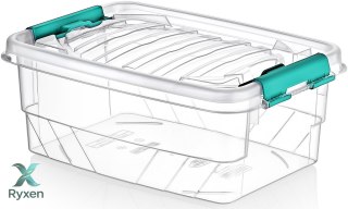Pojemnik plastikowy 5,0L PROSTOKĄT MULTI BOX z pokrywką CLIP Chomik