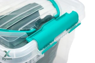 Pojemnik plastikowy 5,0L PROSTOKĄT MULTI BOX z pokrywką CLIP Chomik