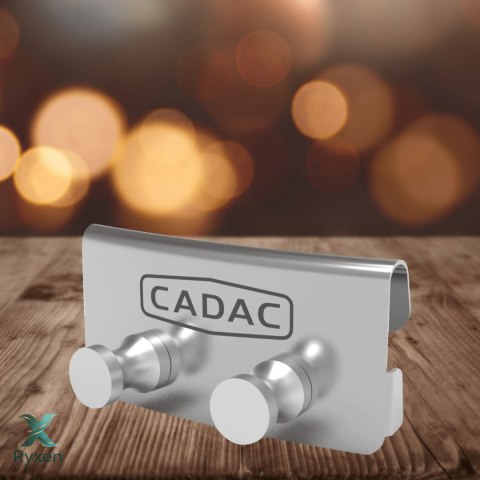 Wieszak CADAC na przybory do grilla (2 haczyki) ze stali nierdzewnej CADAC