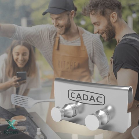 Wieszak CADAC na przybory do grilla (2 haczyki) ze stali nierdzewnej CADAC