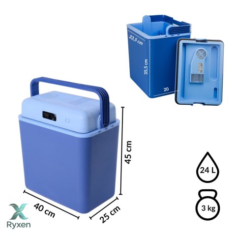 Lodówka turystyczna samochodowa KAMAI CB 24L - 12V Kamai Coolbox