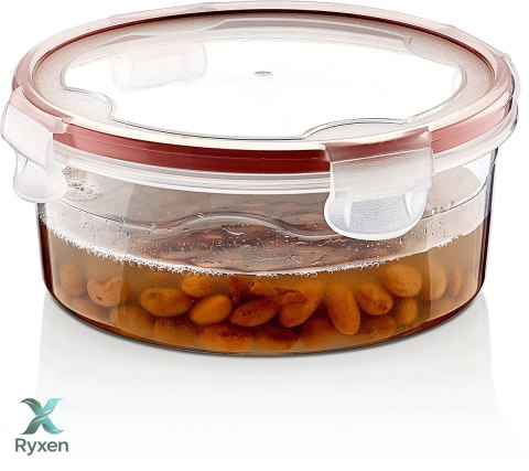 Pojemnik plastikowy 1,0L OKRĄGŁY SAVER BOX z pokrywką Chomik