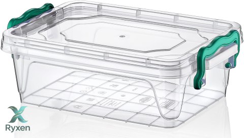 Pojemnik plastikowy 1,2L PROSTOKĄT MULTI BOX z pokrywką Chomik