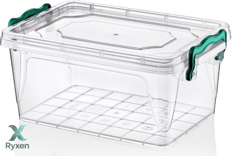 Pojemnik plastikowy 1,5L PROSTOKĄT MULTI BOX z pokrywką Chomik