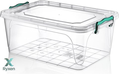 Pojemnik plastikowy 13L PROSTOKĄT MULTI BOX z pokrywką Chomik