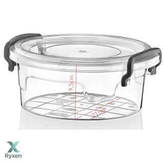 Pojemnik plastikowy 2,1L OKRĄGŁY MULTI BOX z pokrywką Chomik