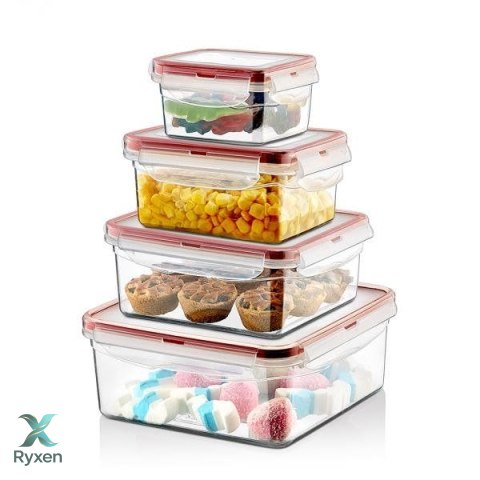 Pojemnik plastikowy 2,3L KWADRAT SAVER BOX z pokrywką Chomik