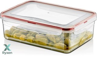 Pojemnik plastikowy 2,6L PROSTOKĄT SAVER BOX z pokrywką Chomik