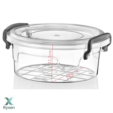 Pojemnik plastikowy 3,4L OKRĄGŁY MULTI BOX z pokrywką Chomik