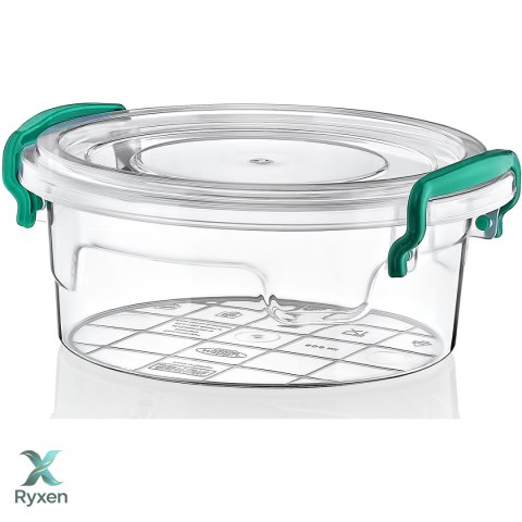 Pojemnik plastikowy 300ml OKRĄGŁY MULTI BOX z pokrywką Chomik