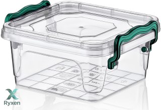 Pojemnik plastikowy 350ml KWADRAT MULTI BOX z pokrywką Chomik