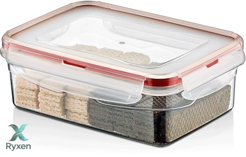 Pojemnik plastikowy 400ml PROSTOKĄT SAVER BOX z pokrywką Chomik
