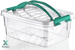 Pojemnik plastikowy 5,0L PROSTOKĄT MULTI BOX z pokrywką i uchwytem Chomik