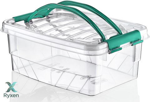 Pojemnik plastikowy 5,0L PROSTOKĄT MULTI BOX z pokrywką i uchwytem Chomik
