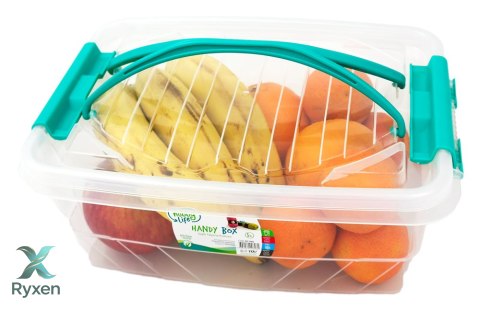 Pojemnik plastikowy 5,0L PROSTOKĄT MULTI BOX z pokrywką i uchwytem Chomik