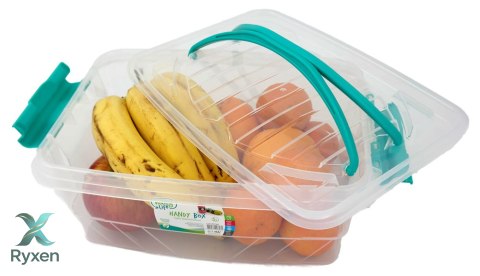 Pojemnik plastikowy 5,0L PROSTOKĄT MULTI BOX z pokrywką i uchwytem Chomik
