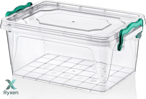 Pojemnik plastikowy 5,0L PROSTOKĄT MULTI BOX z pokrywką Chomik