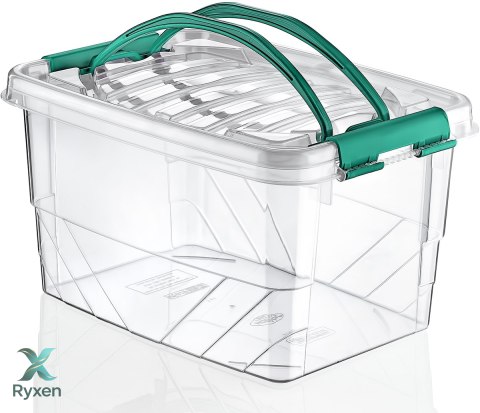 Pojemnik plastikowy 7,0L PROSTOKĄT MULTI BOX z pokrywką i uchwytem Chomik