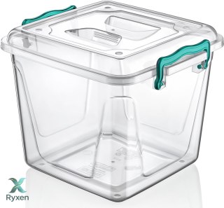 Pojemnik plastikowy 8,5L KWADRAT MULTI BOX z pokrywką Chomik