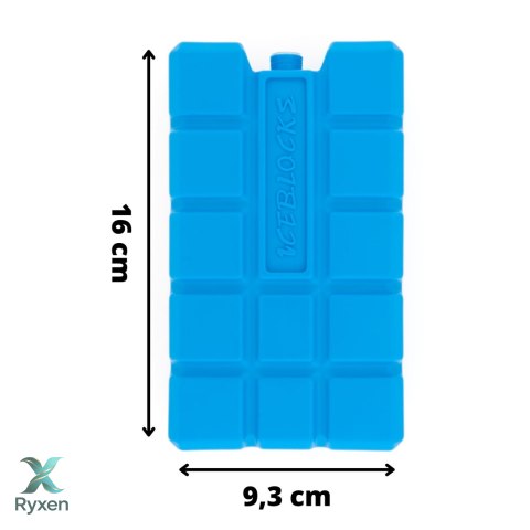 Wkłady mrożące 2 szt. 400 ml do lodówki turystycznej, atestowane do kontaktu z żywnością, 16x9,3x3,2 cm Kamai COOLBOX