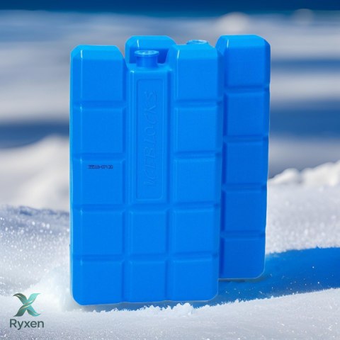 Wkłady mrożące 2 szt. po 240 ml do lodówek turystycznych i toreb termicznych, nietoksyczne, 8x15 cm Kamai COOLBOX