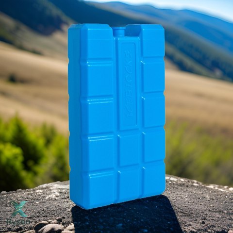 Wkład mrożący 240 ml, zestaw 2 szt. do lodówki turystycznej, nietoksyczne tworzywo, 8x15 cm Kamai COOLBOX