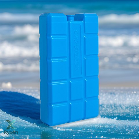 Wkład mrożący 240 ml, zestaw 2 szt. do lodówki turystycznej, nietoksyczne tworzywo, 8x15 cm Kamai COOLBOX